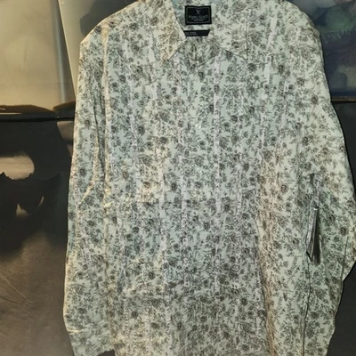 NEW W/ Tags Vintage Y2K Marc Ecko Button Down Size L Floral Design L/S - Image 1 of 4