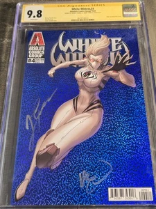 White Widow 4 CGC 9.8 Signature Series Signed By Jamie Tyndall Benny Powell - Picture 1 of 5