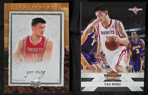 Yao Ming (2) Card Lot Upper Deck + Panini NBA Houston Rockets - Picture 1 of 5