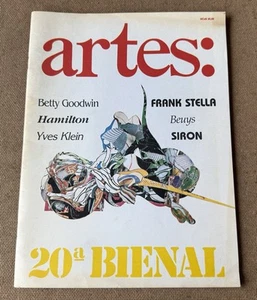 Vintage 1990 Artes Magazin portugiesisch illustriert Stella Beuys Siron - Bild 1 von 17