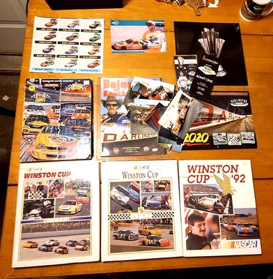 🏁 NASCAR Collector Lot – Winston Cup Books (1992–1996), Charlotte Speedway Maga - Image 1 of 4