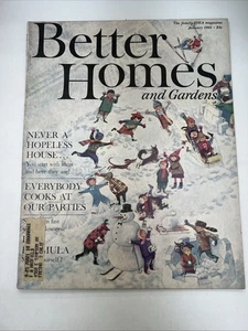 Better Homes & Gardens Magazine January 1961 Vintage - Picture 1 of 2