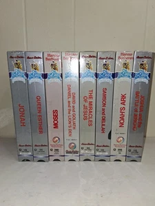8 VTG HANNA BARBERA THE GREATEST ADVENTURE STORIES FROM THE BIBLE VHS SEALED NOS - Imagen 1 de 10