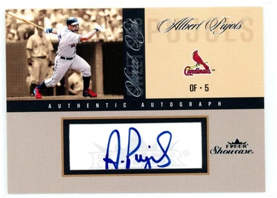 2004 Fleer Showcase Albert Pujols Sweet Sigs /150 Auto St. Louis Cardinals - Image 1 of 2
