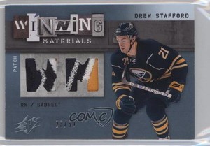 2009-10 SPx Winning Materials Spectrum Patch /50 Drew Stafford #WM-ST Patch