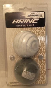 Brine - Lacrosse Training Balls 2 Pack - Super Screw Ball & Weighted Ball New - Picture 1 of 2