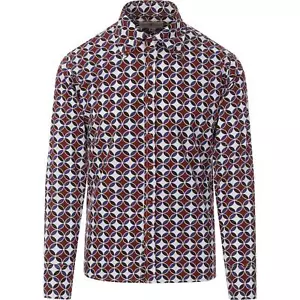 NUEVA CAMISA MADCAP INGLAND HOMBRE IMPRESIÓN RETRO MOD AÑOS 60 70 Viaje 2a Atardecer MC521 - Imagen 1 de 3