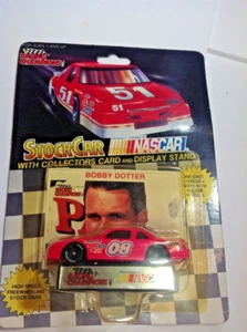 1992 Racing Champions 1:64 SCALE #8 BOBBY DOTTER W CARD VINTAGE ON ORIG CARD - Picture 1 of 5