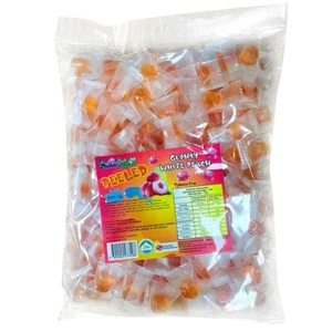 JELLY JUICY PEELABLE GUMMY WHITE PEACH BULK 1KG BAG - Picture 1 of 3