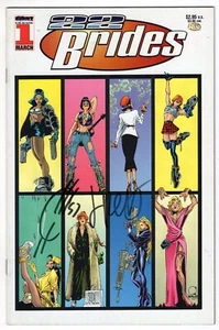 22 SPOSE #1 1996 1° evento fumetti FIRMATI autografati PALMIOTTI & QUESADA - Foto 1 di 2