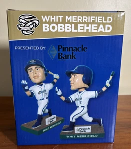 Omaha Storm Chasers 2017 Whit Merrifield Bobblehead NIB Royals Phillies - Picture 1 of 5