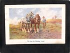 C1417 Heavy Horse Team Far from Madding Crowd Faulkner pu vintage postcard
