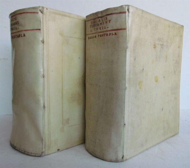 Thick Antique 1739 GERMAN BIBLE Martin Luther