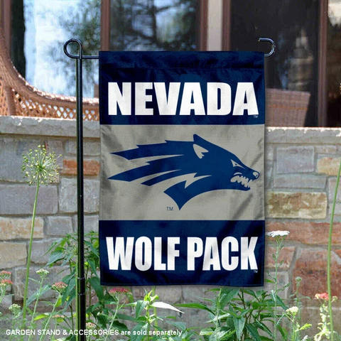 Nevada Wolf Pack Garden Flag Yard Banner Cover