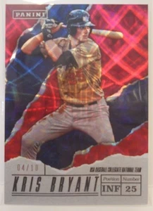 2017 Panini Fathers Day Kris Bryant SP USA Insert Card # 4 / 10 - Picture 1 of 1