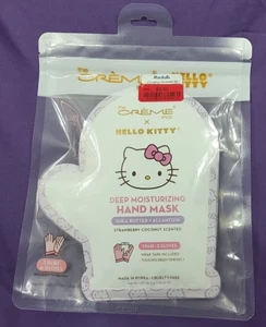 Hello Kitty Deep Moisturizing Hand Mask She Butter &allantoin Strawberry Coconut - Picture 1 of 2