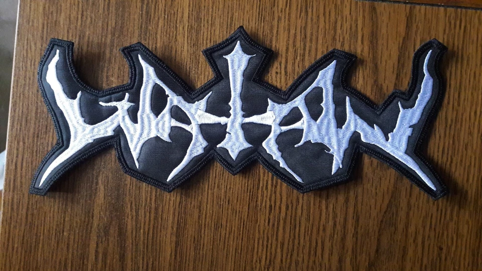 WATAIN,SEW ON WHITE EMBROIDERED LARGE BACK PATCH - Image 1 of 1