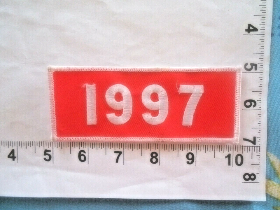 1997 Tab Jacket Patch Birth Year Reunion Anniversary Graduation   FREE shipping - Image 1 of 1
