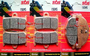 Pastiglie Ant. + Post. SBS Sinter Per YAMAHA XP T-MAX 500 ABS 2008 08 198+185MS - Foto 1 di 1