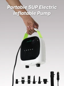 20PSI 12V DC Portabel High Pressure SUP Inflation Electric Air Pump - Picture 1 of 12