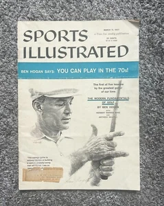 Ben Hogan Autographed Signature on poor condition Sports Illustrated 3/11, 1957 - Picture 1 of 9