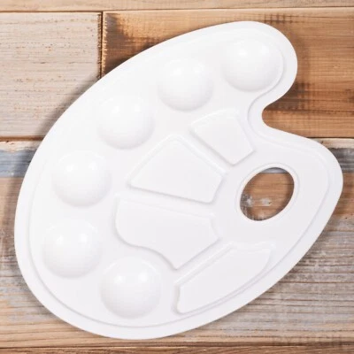 White Artist Plastic Paint Palette Mixing Tray Art Kids Craft Adult 73320 - Image 1 of 3