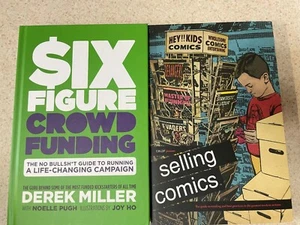 Six Figure Crowdfunding HC By Miller and Selling Comics Cbldf  TP - Picture 1 of 13
