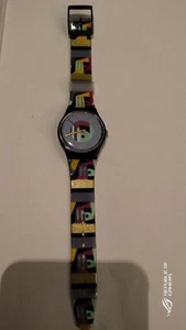 SWATCH OROLOGIO CON CUSTODIA GOLD INLAY QB114 1991 - Foto 1 di 5