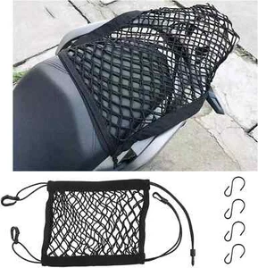 Motorrad Cargo Netz für Helm Aufbewahrung, 9,4" x 10,6" hochelastisch doppellagig  - Bild 1 von 6