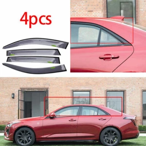 Para Cadillac CT4 2020-2024 ventana de humo viseras de viento protector contra la lluvia deflectores de ventilación - Imagen 1 de 6