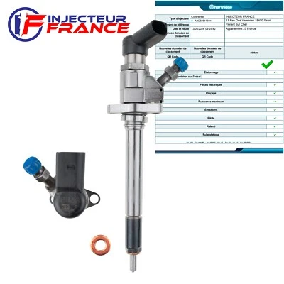 9657144580 - 5WS40156-Z Injecteur VDO Ford C-Max S-Max Mondeo Galaxy 2.0 TDCI - Photo 1/4