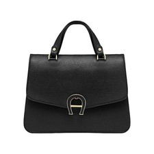 AIGNER Tasche Umhängetasche VITTORIA schwarz Leder NEU