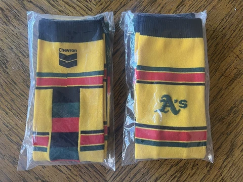 2 Pair Of Oakland A’s African American Heritage Night SGA Socks Cover