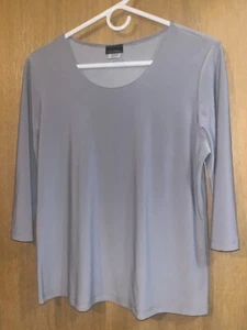 Fashion Caribe Women's Gray 3/4 Sleeve Shirt Size M - Picture 1 of 5