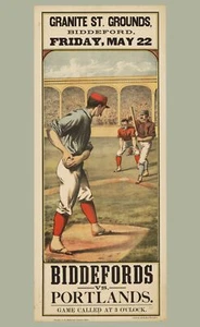 9556.Decoration Poster.Room Wall art.Home decor.Victorian Baseball player.Game - Picture 1 of 1