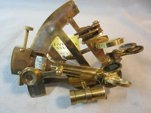 Essex Nautical Brass Sextant - Picture 1 of 2