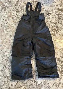 Babero de nieve 3T Cat & Jack negro ajustable invierno esquí snowboard niños niñas - Imagen 1 de 10