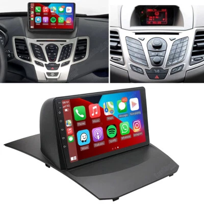 LEEKOOLUU For Ford Fiesta 2009-2014 9" Android 13.0 Carplay Car Stereo Radio Sat GPS Navi