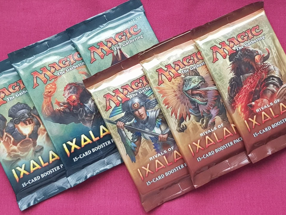 Magic The Gathering 3x IXALAN and 3x RIVALS OF IXALAN Booster Packs sealed MTG - Image 1 of 1