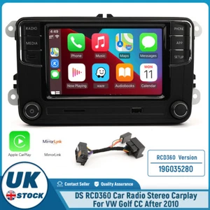 6.5" DS RCD360 187B Touch Screen Car Radio Stereo Carplay BT For VW After 2010 - Picture 1 of 10