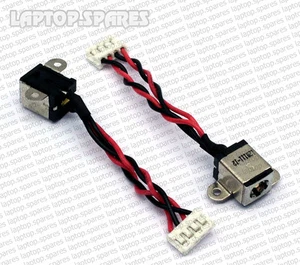 Toshiba Satellite L40 L45 DC Power Port Jack Socket and Cable Wire DW064 - Picture 1 of 1