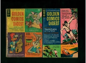 Golden Comics Digest #1 and #9 (Gold Key) first issue plus special Tarzan issue! - Picture 1 of 2