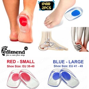 PEDIMEND™ Advanced Heel Protectors Gel Cups for Plantar Fasciitis and Bone Spurs - Picture 1 of 12