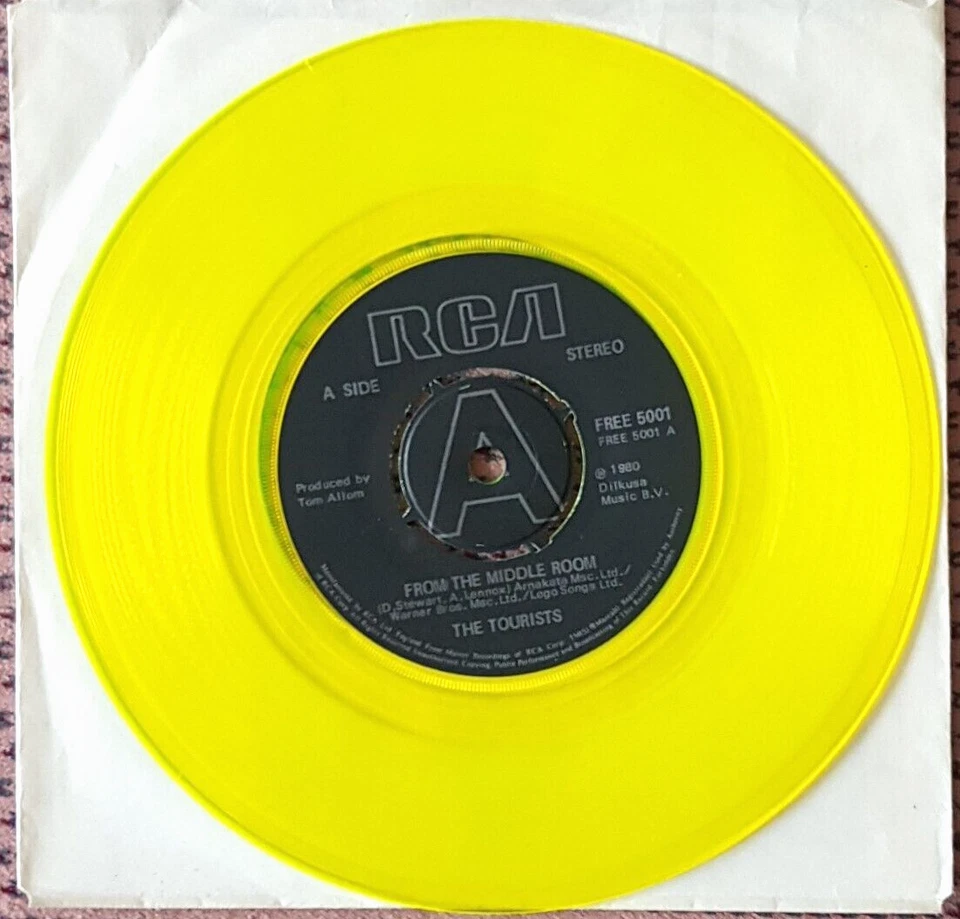 TOURISTS EURYTHMICS FROM THE MIDDLE ROOM UK YELLOW VINYL SINGLE, BRAND NEW, MINT - Image 1 of 1