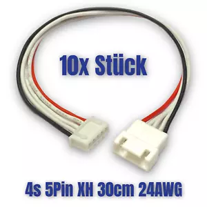 10x 4S 5Pin Balancerkabel Verlängerung Ladekabel JST-XH 30cm Lipo Akku 14,8V XH - Bild 1 von 11