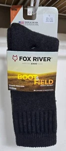 Fox River Boot & Field Socks Merino Wool Heavy Weight Wick Dry Mid-Calf Size L - Picture 1 of 11