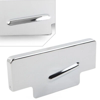 Cubierta superior de batería para Harley-Davidson Dyna Convertible-FXDS-CONV 1997-00 cromada Foto 1 de 4