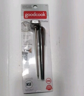 Termómetro de lectura instantánea Good Cook acero inoxidable a 220 F y 18 a 104 C ¡NUEVO! Foto 1 de 2