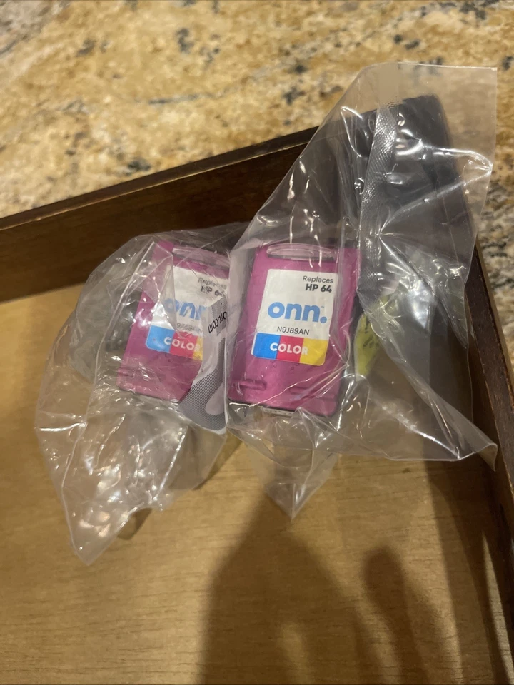 ONN. LOTE DE 2 CARTUCHOS TINTA HP 64 COLOR NUEVOS PRECINTADOS Foto 1 de 1