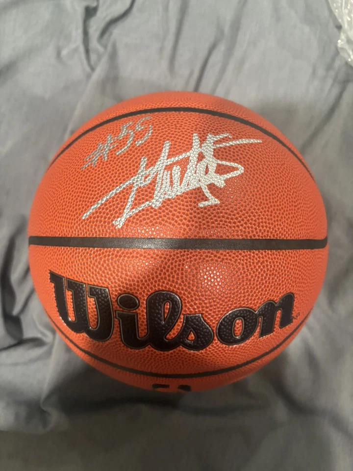 Baloncesto Wilson autografiado por Dikembe Mutombo ENVÍO RÁPIDO GRATUITO Foto 1 de 1
